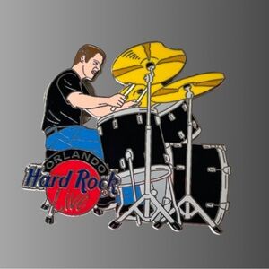 Hard Rock Live Orlando drummer collectable pin limited edition